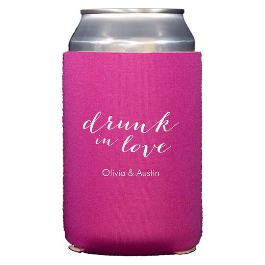A Little Too Drunk in Love Collapsible Koozies